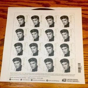 Elvis Collectible Commemorative Forever Stamps Anniversary 💓🎤🎼🎸💌